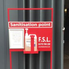 Sanitation Points installed and manufactured