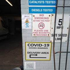 COVID signage supplied