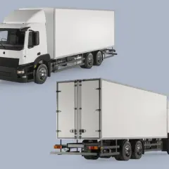 Vehicle fitted with DVS equipment