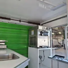 Prep and serving area